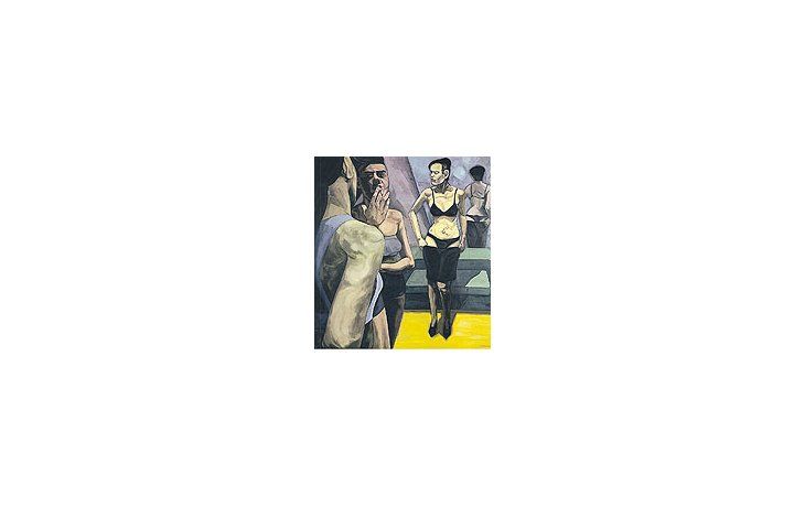 ámbito.com | Salvo excepciones, como esta obra de Miguel Angel Bengochea,Gran Premio Adquisición de pintura, o la de EduardoStupía (Gran Premio en dibujo), el Salón Nacional de ArtesVisuales muestra poca renovación.