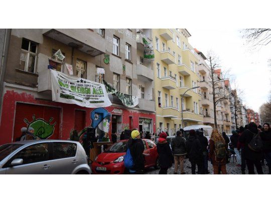 Resistencia. El centro comunitario Friedel54, de Berlín, es un emblema de la lucha contra los desalojos debido al proceso de aumento de los precios de la vivienda. El edificio ya tiene orden de desalojo.