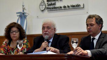 Gonz&aacute;lez Garc&iacute;a ofreci&oacute; una conferencia de prensa desde el Ministerio de Salud.&nbsp;