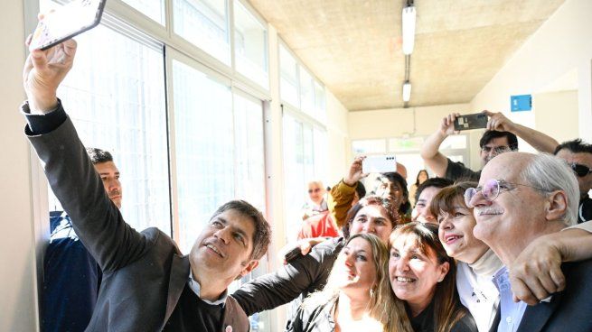 El gobernador Axel Kicillof encabeza un raid de actividades proselitistas.&nbsp;