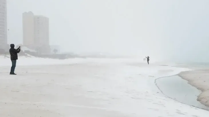 La nieve alcanza niveles récord en algunos puntos. 