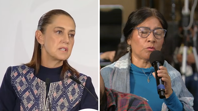Periodista cuestiona a Sheinbaum en la Mañanera.