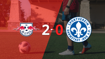 solido triunfo de rb leipzig por 2-0 frente a darmstadt 98
