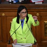 A pesar de los elogios de Trump, Delcy Rodríguez volvió a apuntar contra EEUU. A pesar de los elogios de Trump, Delcy Rodríguez volvió a apuntar contra EEUU.