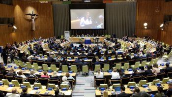 Asamblea de la ONU en Nueva York.