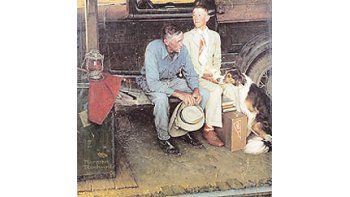 ámbito.com | «Breaking Home Ties», hasta el momento el óleo mejorpago (u$s 15 millones) de Norman Rockwell, uno de losgrandes íconos del arte estadounidense y el artista que representócomo nadie el sentir y el sueño americanos.