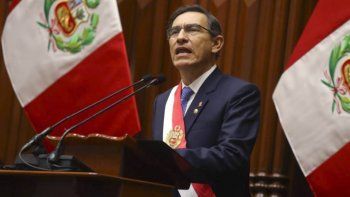 Martín Vizcarra durante su discurso en el Congreso.