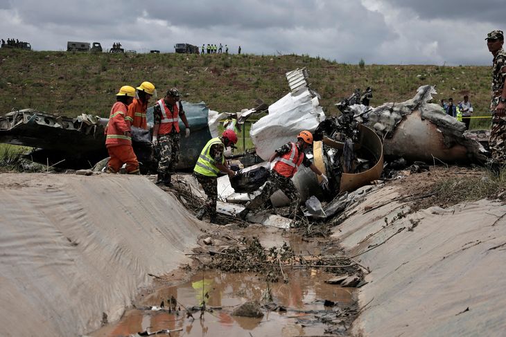 Rescue teams responded quickly after the plane crash. Rescue teams responded quickly after the plane crash.
