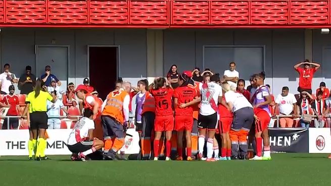 Conmoción en River: Otazú tuvo convulsiones en pleno partido.