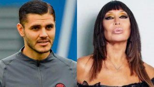 Inesperado cruce entre Moria Casán y Mauro Icardi