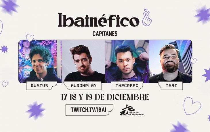Anuncio del Ibainéfico 2021, el evento del streamer Ibai Llanos.