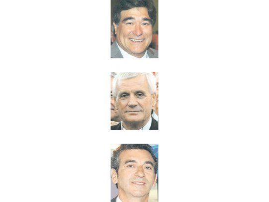 Carlos Zannini, Antonio Caló, Florencio Randazzo