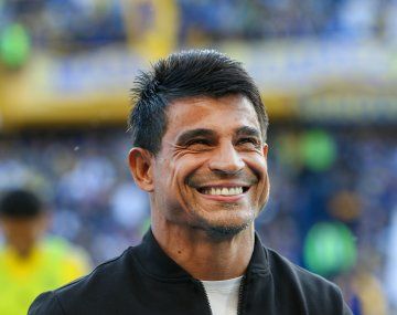 Feliz. Hugo Ibarra sonríe porque Boca quedó a un paso del título de campeón en la Liga Profesional.