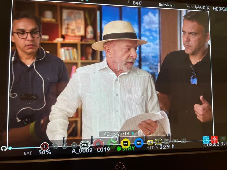 Lula junto a Raúl Rabelo y Chico Kertesz. Dos de los estrategas de NORDX