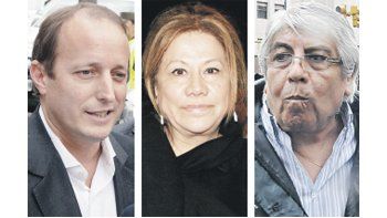 Martín Insaurralde, Graciela Camaño, Hugo Moyano