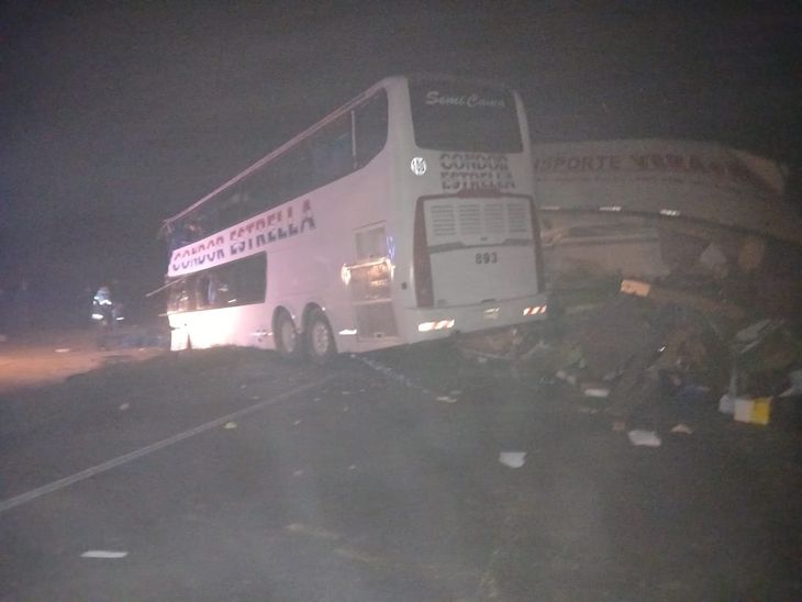 El accidente ocurrió en la ruta 3 a la altura de San Miguel del Monte. El accidente ocurrió en la ruta 3 a la altura de San Miguel del Monte.