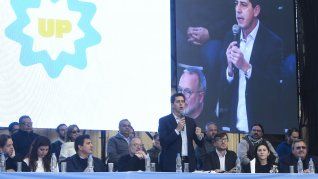 Wado de Pedro encabezó el primer acto de Unión por la Patria.