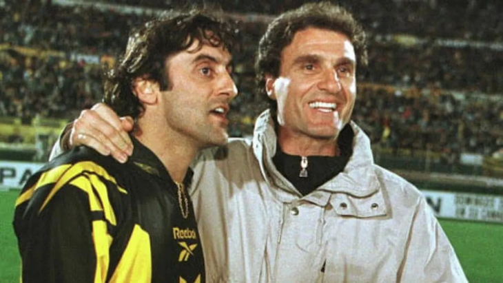 Ruggeri and Francescoli revived the play in joke years later, demonstrating the good relationship they had. Ruggeri and Francescoli revived the play in joke years later, demonstrating the good relationship they had.