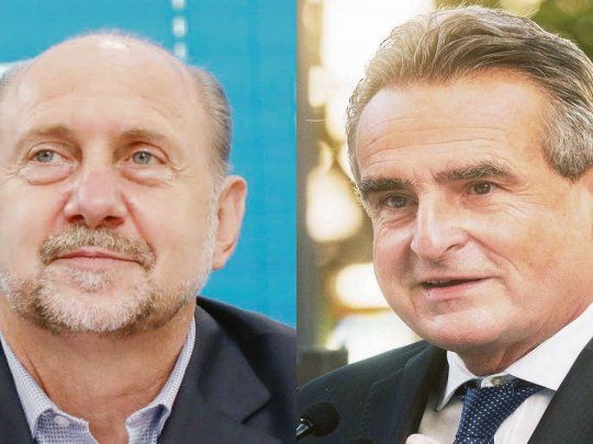 Omar Perotti y Agustín Rossi.