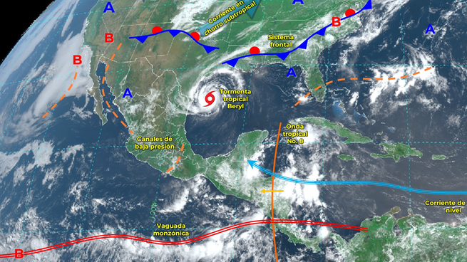 Panorama meteorológico en México para esta semana.