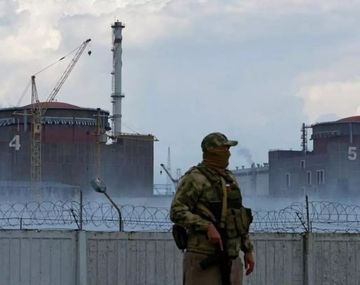 La planta nuclear de Zaporiyia, bajo control de Rusia. 