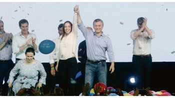 ámbito.com | Ganador. Mauricio Macri y María Eugenia Vidal festejan en la noche del 22 de octubre pasado el triunfo electoral en las legislativas 2017. Foto: Mariano Fuchila.