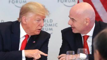 Trump e Infantino, juntos para discutir el Mundial