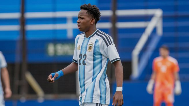 Stephen Kiki Ramos anotó el gol del empate contra Ecuador para la Selección argentina Sub 17.