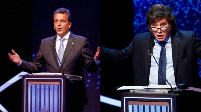 Los candidatos expusieron su visión de mundo en un debate caliente previo al balotaje.