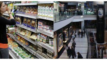 En septiembre, las ventas en súper crecieron 1,5% y en shopping 7%