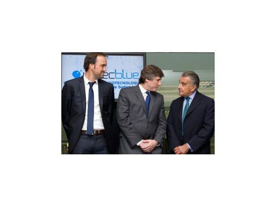 Boudou formuló declaraciones durante el acto de inauguración que compartió con Eduardo Eurnekian y el presidente de Unitec Blue, la fábrica de chips, Matías Gainza Eurnekian.