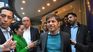 Axel Kicillof, al ingresar a la reunión de legisladores con Massa.  Axel Kicillof, al ingresar a la reunión de legisladores con Massa.