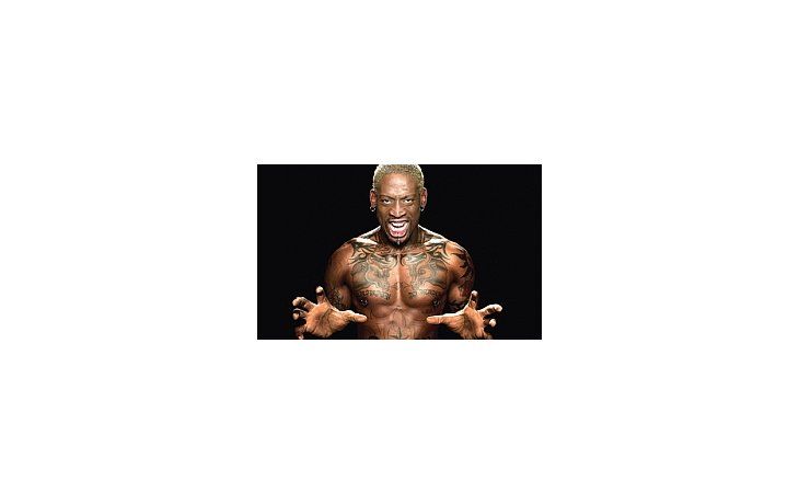 Un club de stripers retirará la camiseta de Rodman.