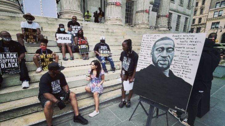 Manifestaciones y pedidos de justicia por la muerte de George Floyd.