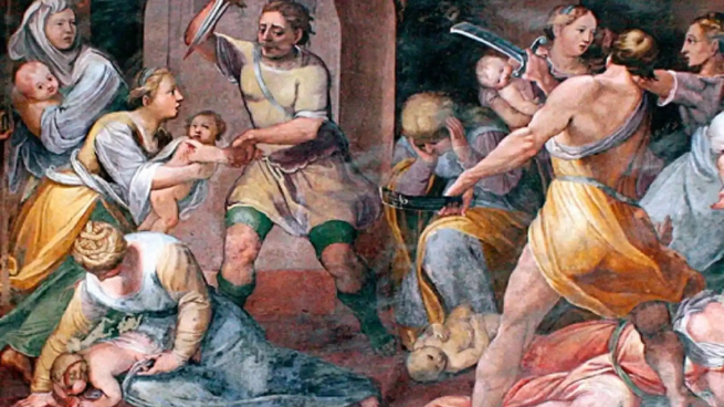 El Rey Herodes “El Grande”, mandó a ejecutar a todos los niños menores de dos años nacidos en Belén (Judea).