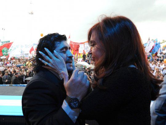La vicepresidenta recordó al astro argentino a tres años de su muerte.&nbsp;