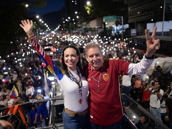 La líder opositora María Corina Machado y su candidato presidencial Edmundo González Urrutia. La líder opositora María Corina Machado y su candidato presidencial Edmundo González Urrutia.