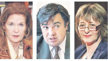 Elena Highton de Nolasco, Guillermo Marijuan y Alejandra Gils Carbó