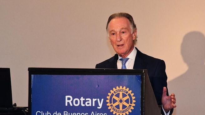 Gustavo Weiss habló en el Rotary Club.&nbsp;