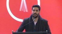 El candidato del Partido Colorado, Andrés Ojeda, presenta su Programa de Seguridad.