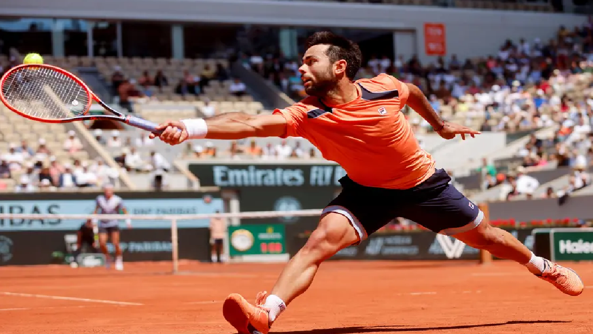 Olivieri put an end to his incredible adventure at Roland Garros