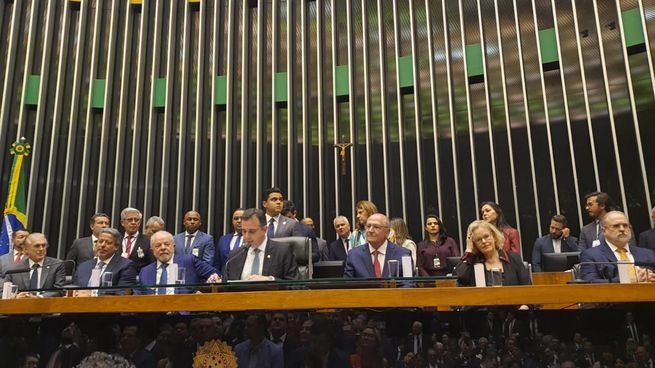Primera reunión de gabinete de Lula.&nbsp;