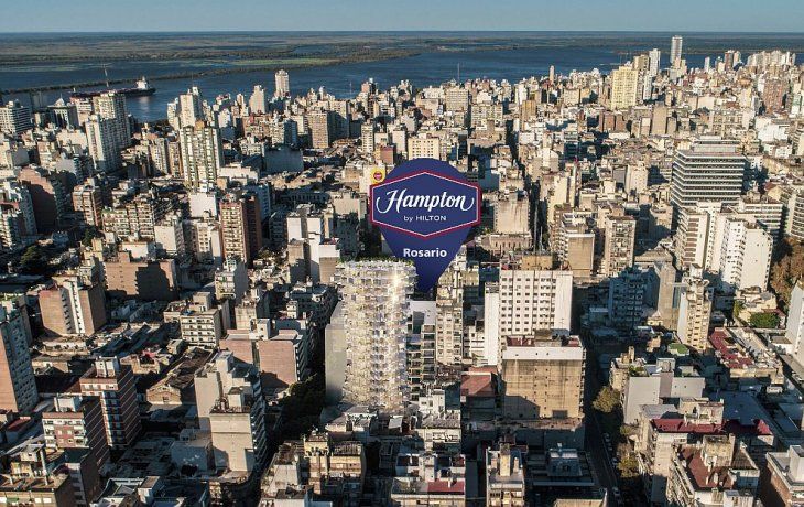 El hotel estará en el corazón de la ciudad de Rosario.&nbsp;