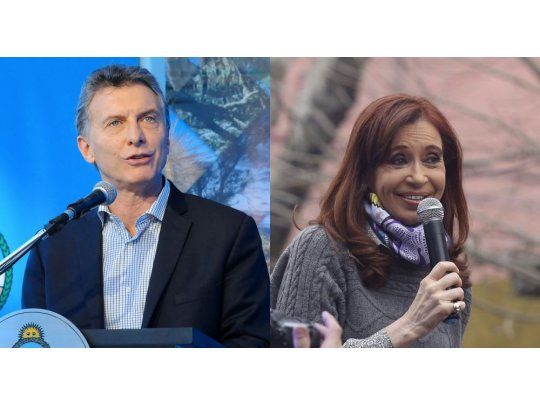 Mauricio Macri y Cristina de Kirchner.