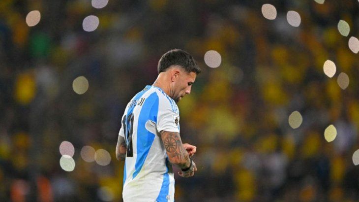 Otamendi había sido expulsado frente a Ecuador. Otamendi había sido expulsado frente a Ecuador.