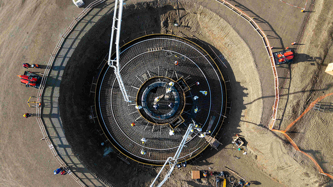 El proyecto del parque eólico más austral del mundo, que combina energía renovable y baterías, implicará 170 empleos durante la construcción.