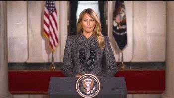 Melania Trump se despidió de la Casa Blanca con un video