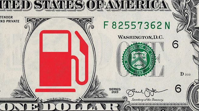 dolar combustible gasolina