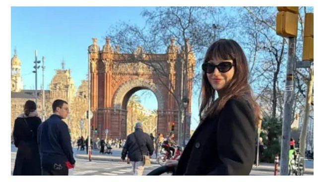 Ursula con su hijo Dante, en Barcelona.