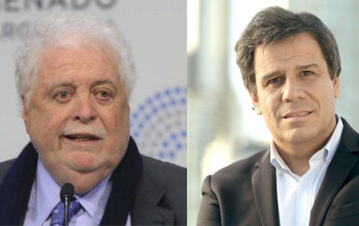 Gines Gonzalez García (izquierda), Facundo Manes (derecha).
